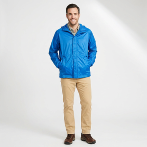 Men's Lightweight Customized Waterproof Windbreaker <b>Jacket</b> All Season <b>Workout</b> Outdoor Hooded Front Position-Wholesale Price - Product Image 1