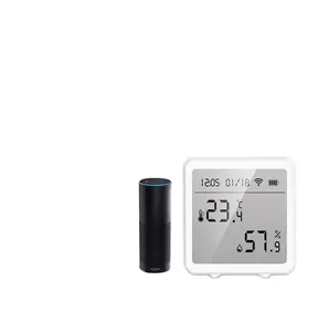 Indoor Wireless Tuya Smart Digitales Wetter thermometer Hygrometer Temperatur-und Feuchtigkeit sensor mit hintergrund beleuchtetem LCD-Display