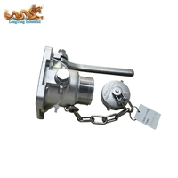 Vanne à boisseau sphérique d'entrée d'air BSP SS316 de 1,5 po, accessoire pour conteneur, coupe-circuit rapide ignifuge