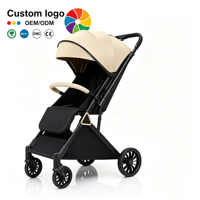 Poussette bébé réversible haut de gamme modèle QQ1, légère, pliable, 4 roues, avec auvent, plusieurs couleurs