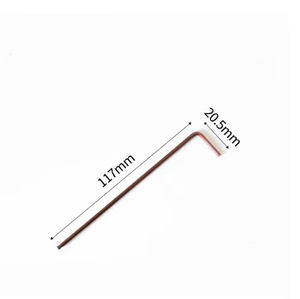 Set di 10 Chiavi a Brugola Tipo T/L in Acciaio Inox, Punte per Viti Esagonali Interne Torx e Dadi, Strumenti di Riparazione CNC, Confezione in Borsa, Marca JETE - Product Image 1