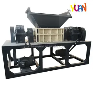 Free sample waste crumb rubber tyre shredder recyle machinery fine rubber shredder big shredder machine