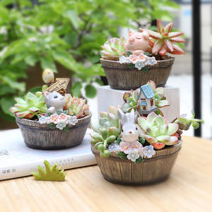 DL123 Jardinière en Céramique Blanche Tortue Cartoon pour Décoration de Jardin <span class=keywords><strong>Pot</strong></span> de Succulentes Mini <span class=keywords><strong>Pot</strong></span> de Fleurs en Tortue - Product Image 3
