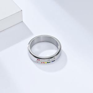 yunnique popular <b>titanium</b> steel rotating <b>rings</b> relieve anxiety and stress. Niche and unique jewelry made in Donggua - Product Image 3