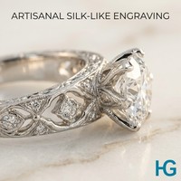 Bague de fiançailles Guadalupe en or blanc 18 carats, diamant de laboratoire certifié IGI de 1 à 3 carats, design vintage, faible MOQ 1 pièce, prix usine OEM/ODM