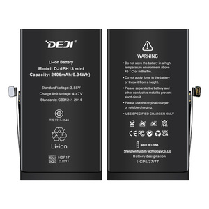 Batería Original DEJI de Repuesto para <span class=keywords><strong>iPhone</strong></span> 13 <span class=keywords><strong>MINI</strong></span>, Solución para Problemas de Apertura Automática, Capacidad Completa - Product Image 1