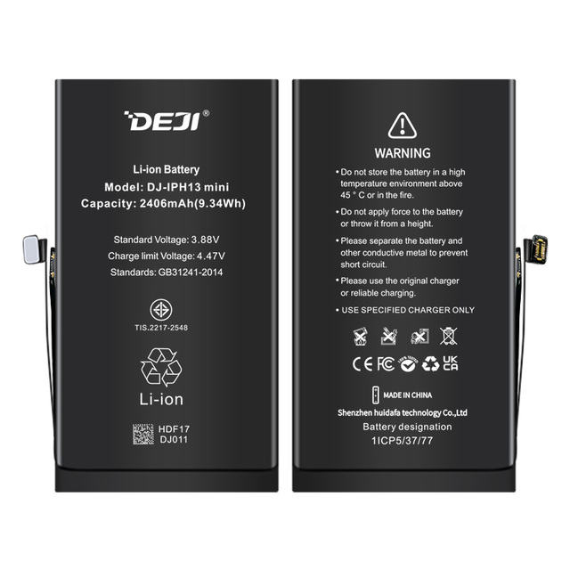 DEJI Solve Popup Repair Replacement Health Full Capacity Genuine Battery for iPhone 13 MINI
