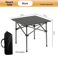 Tables et chaises de camping de style primitif, table pliante Egg Roll, équipement complet de pique-nique, barbecue portable pliable pour l'extérieur, vente en gros