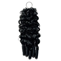 Extensions de cheveux au crochet en plumes, bouclées crépues birmanes, permanentées, tissages à trame unique