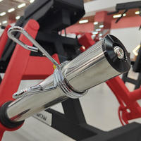 Machine à mouche inclinée pour équipement de fitness intérieur en acier chargé pour l'exercice de la poitrine, de l'épaule et des jambes avec fonction bras
