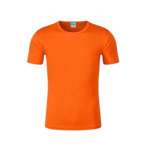 เสื้อยืดโพลีเอสเตอร์ DIY 160gsm สำหรับองค์กร เสื้อยืดโปรโมชั่นสีขาวล้วนสำหรับทุกเพศ - Product Image 4