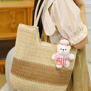Dễ Thương đầu bếp Gấu Mặt dây chuyền Keychain đồ chơi moq cổ mềm bông vải Rag búp bê PP bông William gấu túi tính năng rửa sang trọng - Product Image 5