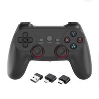 Manette de jeu sans fil multifonctionnelle 2,4 G pour PC/téléphone mobile Android, contrôleur de jeu pour un seul joueur