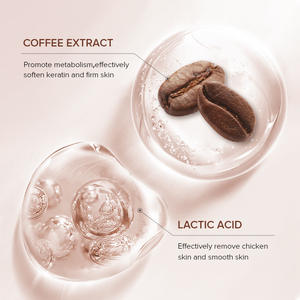 Blanchissant enlever la peau de poulet enlever l'acné gommage corporel lissant nettoyage en profondeur réparation exfoliant naturel café corps gommage 350g - Product Image 2