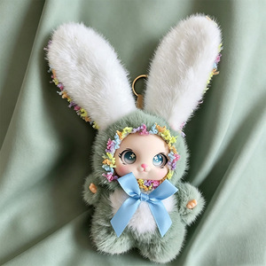 ตุ๊กตากระต่ายล<span class=keywords><strong>อรี</strong></span>น่ารัก นุ่มฟู บรรจุใยฝ้าย PP ใช้เป็นจี้ห้อยได้ เหมาะสำหรับเด็กทุกเพศ - Product Image 2