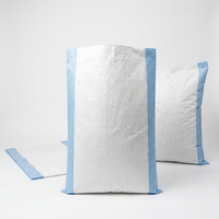Sac d'emballage en PP tissé recyclable haute résistance avec bandes latérales et impression flexo personnalisée pour l'agriculture et la farine