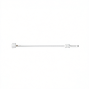 Bridas para cables autoblocantes de nailon, 350x4,8 mm, color blanco, 100 unidades, para organización de dispositivos electrónicos - Product Image 2