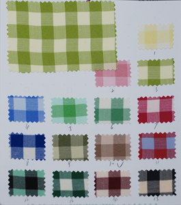 Rollo al por mayor precio barato Tatan Plaid diseños rayón algodón poli mezclado pequeño cheque Plaid hilo teñido tela - Product Image 3