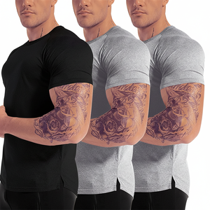 T-shirt de sport personnalisé pour hommes, logo imprimé, entraînement, respirant, sport, drifit - Product Image 1