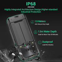 PDA industriels robustes IP68 Android 13, écran 5,5 pouces, lecteur de codes-barres 1D 2D, NFC, 4G, GPS, terminal pour la collecte de données en entrepôt