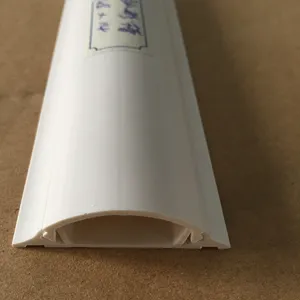White high quality fire resistant electrical floor duct pvc cable trunking