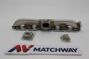 Tuyau d'échappement MATCHWAY pour collecteur turbo de course BMW <span class=keywords><strong>M57</strong></span> M57N E60 E61 X5 3.0D 2.5D <span class=keywords><strong>325D</strong></span> 330D 525D 530D - Product Image 2