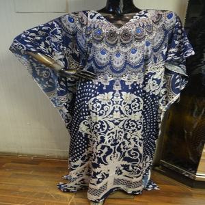 Style de KAFTAN imprimé numérique multicolore élégant de styliste ethnique - Product Image 1