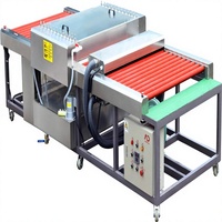Laveuse à plaque plate traversante Hengtai pour feuilles de plastique PP/PVC, machine automatique de lavage et séchage 380V 1200x1000x10