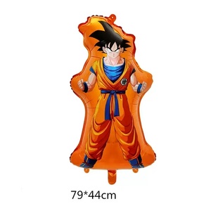 Globo de Aluminio de <span class=keywords><strong>Goku</strong></span> (Wukong) para Figuras, Ecológico, para Decoración de Fiestas de Cumpleaños Infantiles, Venta al Por Mayor - Product Image 5