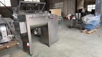 Mélangeur de poudre de lait et de farine de qualité alimentaire industriel automatique certifié CE avec fonction de séchage et pompe mélangeuse à vis