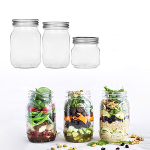 Bocaux de rangement en verre pour la cuisine, 4oz, 8oz, 16oz, 32oz, pour la <span class=keywords><strong>confiture</strong></span> de tomates, les cornichons et les noix, vente en gros, Offre Spéciale - Product Image 4