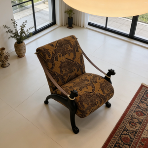<span class=keywords><strong>Fauteuil</strong></span> d'appoint de luxe moderne à imprimé léopard, chaise individuelle rembourrée à motif animalier, meuble en forme de panthère pour salon - Product Image 6