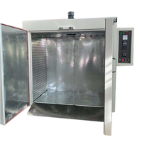 Horno industrial grande Caja de secado de partículas de plástico de doble puerta Horno industrial termostático inteligente