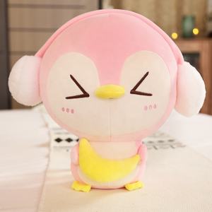 Muñeco de peluche de pingüino <span class=keywords><strong>Kawaii</strong></span> para niños, Animal de peluche personalizado, gran oferta - Product Image 6