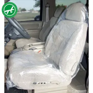 wholesale high quality automobile disposable clear plastic pe car seat cover