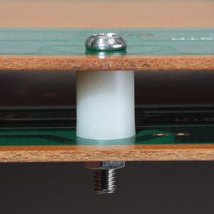 فاصل دائري Elehk 32 M8 مباعد مستدير من النايلون 66 مواجهات بلاستيكية سوداء 3-<span class=keywords><strong>25</strong></span> من النايلون - Product Image 1