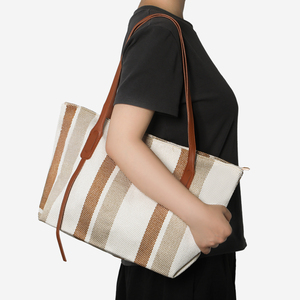 <strong>Cheap</strong> Low Price Shipping Import Charges to Your Country Striped Woman Tote <strong>Bag</strong> for Lady Girls Handbag - Product Image 6