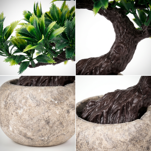 G51 Haute Simulation Intérieur Décoratif Faux Pin Artificiel <span class=keywords><strong>en</strong></span> <span class=keywords><strong>Pot</strong></span> Cyprès Bonsaï <span class=keywords><strong>Japonais</strong></span> Plantes - Product Image 4