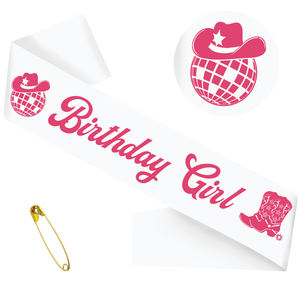 Banda de Satén Blanca para <span class=keywords><strong>Mujer</strong></span>, Banda de <span class=keywords><strong>Cumpleaños</strong></span> con Papel Metálico Rosa, Dulce 16, 18, 20, 21, <span class=keywords><strong>30</strong></span> <span class=keywords><strong>Cumpleaños</strong></span>, Divertido <span class=keywords><strong>Regalo</strong></span> de <span class=keywords><strong>Cumpleaños</strong></span> - Product Image 1