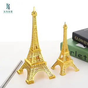 뜨거운 판매 색상 DIY 홈 오피스 금속 에펠 탑 크리 에이 티브 장식품