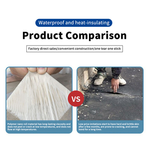 Membrana Impermeabilizante Autoadhesiva de Acero de Color de Diseño Moderno, Material SBS, Adhesivo Fuerte para Reparación de Fugas en Láminas de Hierro y Tejas - Product Image 2