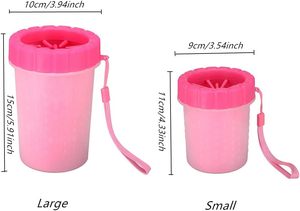 Gobelet de lavage des pieds pour animaux de compagnie Accessoire de bain pour chien et chat Nettoyeur automatique pour animaux de compagnie Brosse de bain pour animaux de compagnie - Product Image 6
