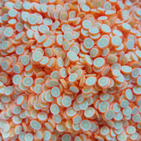 1000g DIY kerajinan Slime polimer Sprinkles potongan buah jeruk jeruk polimer tanah liat Sprinkles