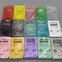Kit de coque transparente de haute qualité pour Game Boy Pocket et Game Boy Light, avec boutons et caoutchoucs, moulage privé, marque OEM