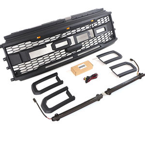 Calandre de pare-chocs avant en ABS rouge de style <span class=keywords><strong>Raptor</strong></span> pour Ford F250 <span class=keywords><strong>350</strong></span> 2024 2025 Modèle LED Grilles de voiture neuves et d'occasion - Product Image 4