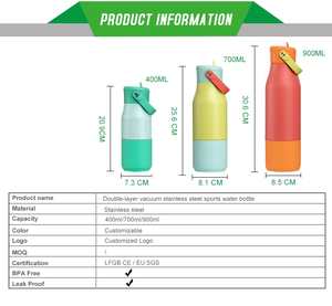 Bottiglia <span class=keywords><strong>LARQ</strong></span> Swig Top 680ml/23oz in Acciaio Inossidabile Riutilizzabile Antigoccia con Manico Staccabile e Filtro con Cannuccia |   Senza BPA - Product Image 2