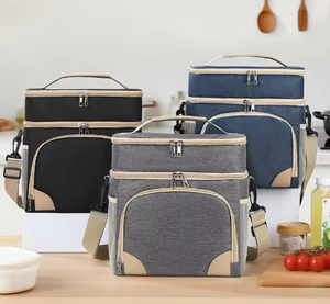 Sac isotherme double couche grande capacité personnalisable pour extérieur avec bandoulière - Product Image 6