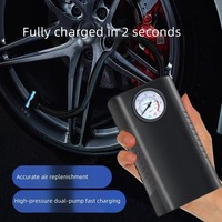 Compresseur d'air électrique portable 12V pour gonflage de pneus et surveillance de la pression des pneus