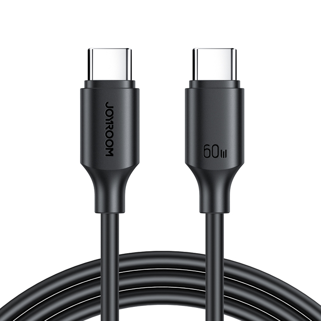 For JOYROOM 60W High Power Super Fast Charging Speed 0.25m 1m 2m Type C Cable 3A Quick Charge Data Cable PVC Braid for Earphones