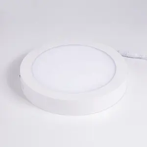 Isolated driver AC85 to 265v working 2700/6500k round surface mounted led panel light